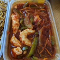 vegan shrimp at Vegan House in Pudsey