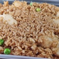 Chicken fried rice at Vegan House in Pudsey