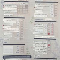 Menu back 26/07/23  at Amagi Queen - 天城女王 in Hualien