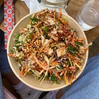 “Wingman” with marinated tofu instead of chicken  at Skålen in Stockholm