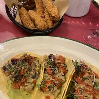 Tacos revueltos y Fingers “no pollo” 🌿  at The Green Corner in Mataro