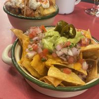 Bravas y nachos veggies   at The Green Corner in Mataro
