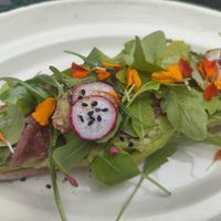 Avo toast at The Green Corner in Mataro