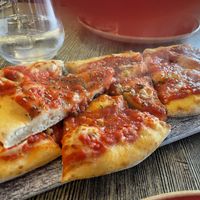 Focaccia marinara   at Tamburino Gold in Sherborne