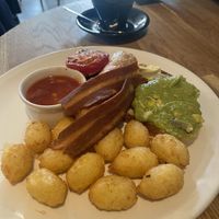 Vegan fry up.  at Scott's All Day in Cambridge