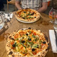 Vegan Neapolitan pizza at Scott's All Day in Cambridge