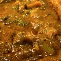 Veggie-table Jhal Jhul   at Cafe Spice in Newcastle Upon Tyne