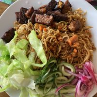 Tempeh noodles   at The Old Soul in Amsterdam