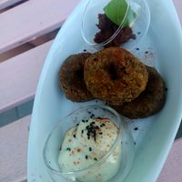 Caribbean dumplings at The Old Soul in Amsterdam