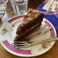 This cake was delicious   at The Old Soul in Amsterdam