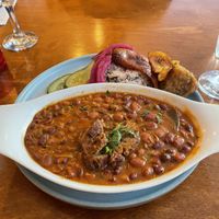 Brown beans and rice (wild rice is extra)  at The Old Soul in Amsterdam