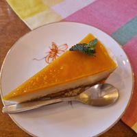 Mango passion cheesecake at The Old Soul in Amsterdam