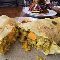 Roti roll at The Old Soul in Amsterdam