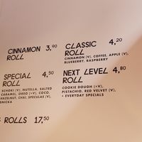 Choice of rolls, vegan options are labelled at Cinnamood in Cologne
