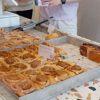 Variety of vegan rolls at Cinnamood in Cologne