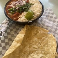 Lanori Cholay Plate- got it to go-so good!!  at Malika in Mount Pleasant