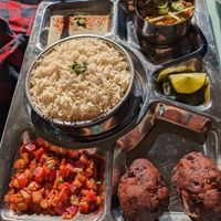 Shalimar thali at Malika in Mount Pleasant