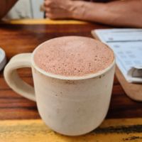 Hot chocolate at Hierba Santa in Tuxtla Gutierrez