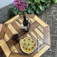 Zucchini noodles   at Hierba Santa in Tuxtla Gutierrez