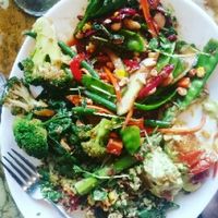 Salad share plate at The Cardamom Pod in Southport