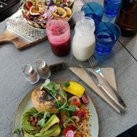 Avo-Bagel & PB Smoothie Bowl at The Cardamom Pod in Southport