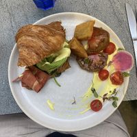 avo and bacon croissant    at The Cardamom Pod in Southport