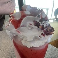 Strawberry cheesecake shake  at The Cardamom Pod in Southport