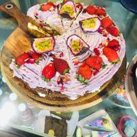 Display cabinet at The Cardamom Pod in Southport