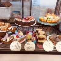 Display cabinet at The Cardamom Pod in Southport