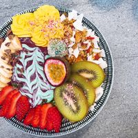 We ordered the most aesthetically-pleasing and abundantly flavoursome Acai bowl I've ever indulged in! The serving is a generous portion that keeps you well-sustained into the day, at The Cardamom Pod in Southport