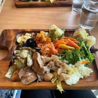 Vegan buffet   at veggie tempo in Tokyo