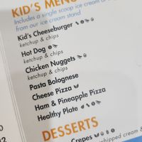 Menu may 2026 at All Seasons Hotel in Bendigo