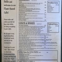 Menu at Chapel Arts Cafe in Bath