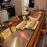 savouries at Chapel Arts Cafe in Bath