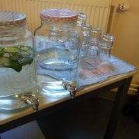 Water filling station at Chapel Arts Cafe in Bath