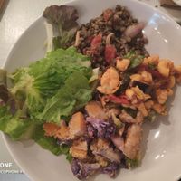 An extra salad plate. Highly recomanded! All the salads were great at Chapel Arts Cafe in Bath