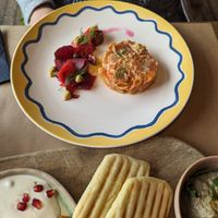 Carrot tatar with pickles at Uferlos in Stein Am Rhein