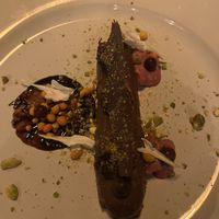 Chocolate mousse for restaurant week  at Spice Kraft Indian Bistro in Arlington