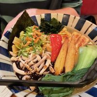 Black garlic tofu ramen   at Umaimon in Amsterdam