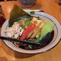 Black garlic tofu ramen at Umaimon in Amsterdam