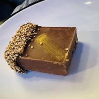 Vegan tahini bar  at Guru Cafe Moda in Istanbul