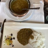 Lentil stew  at Akrams Restaurant in Garmisch-partenkirchen