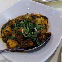 Sag aloo (Apr 2022) at Indian Ocean in York