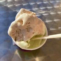 Mela verde e nocciola. Green apple and hazelnut  at GelArte in Taggia