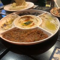 A pasta na esquerda não é vegana!  at Pimenta Síria Búzios in Rio De Janeiro