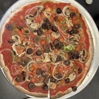 Vegan pie without cheese  at Victory Pizza in Brick