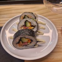 kimchi kimbap roll at Yo! Sushi - Trafford in Manchester