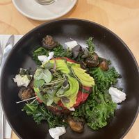 The sweet Potato vegan stack   at Ten Square Cafe in Melbourne