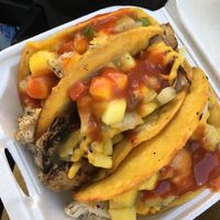 Jerk jackfruit tacos   at Main Squeeze in Rockford