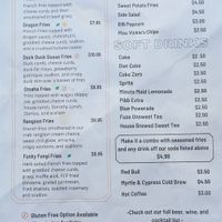 Menu as of December 2025 at BLOCK 16 in Omaha